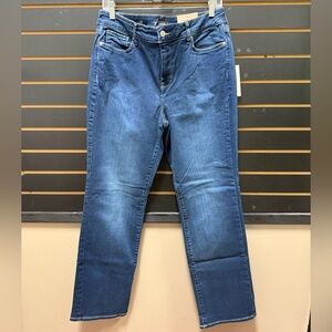 NYDJ Straight Leg Jeans Clean Honour Wash Size 12 NWT